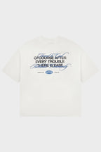 EASE OFF WHITE BOX FIT TEE