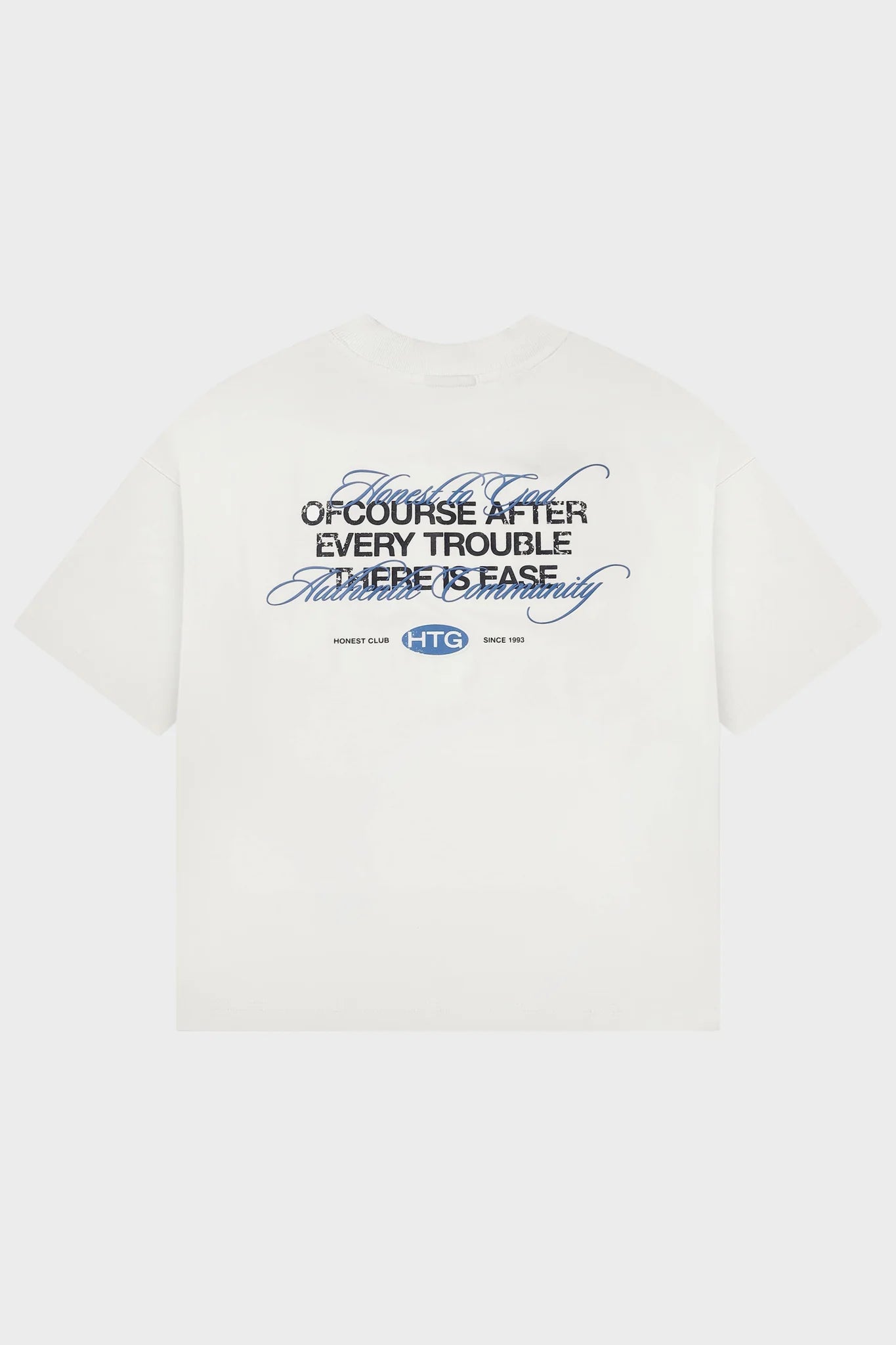 EASE OFF WHITE BOX FIT TEE