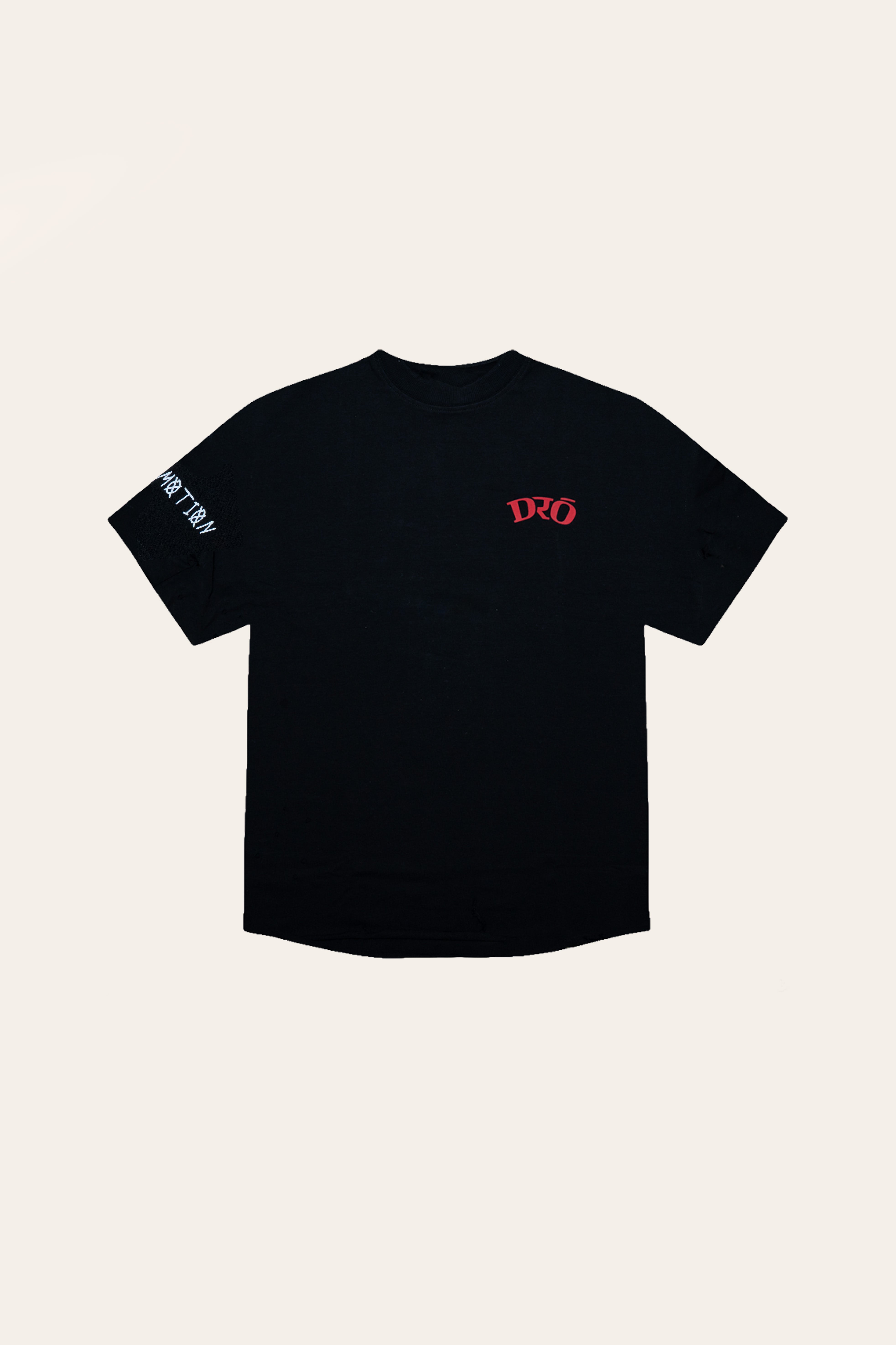 DRO BORROWED EXISTENCE TEE - JET BLACK