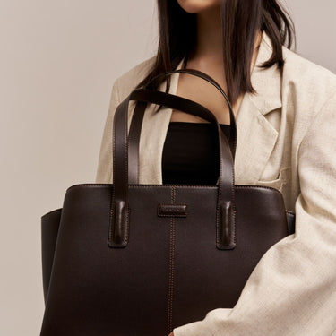 SHE MEANS BUSINESS - DARK BROWN