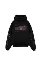 XXX TENTACION DESIGNED OVERSIZED HOODIE - BLACK