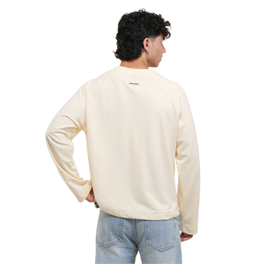 RAGLAN CROPPED TEE - CREAM