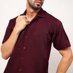EDITABLE SHIRT - WINE
