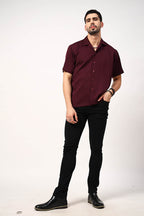 EDITABLE SHIRT - WINE