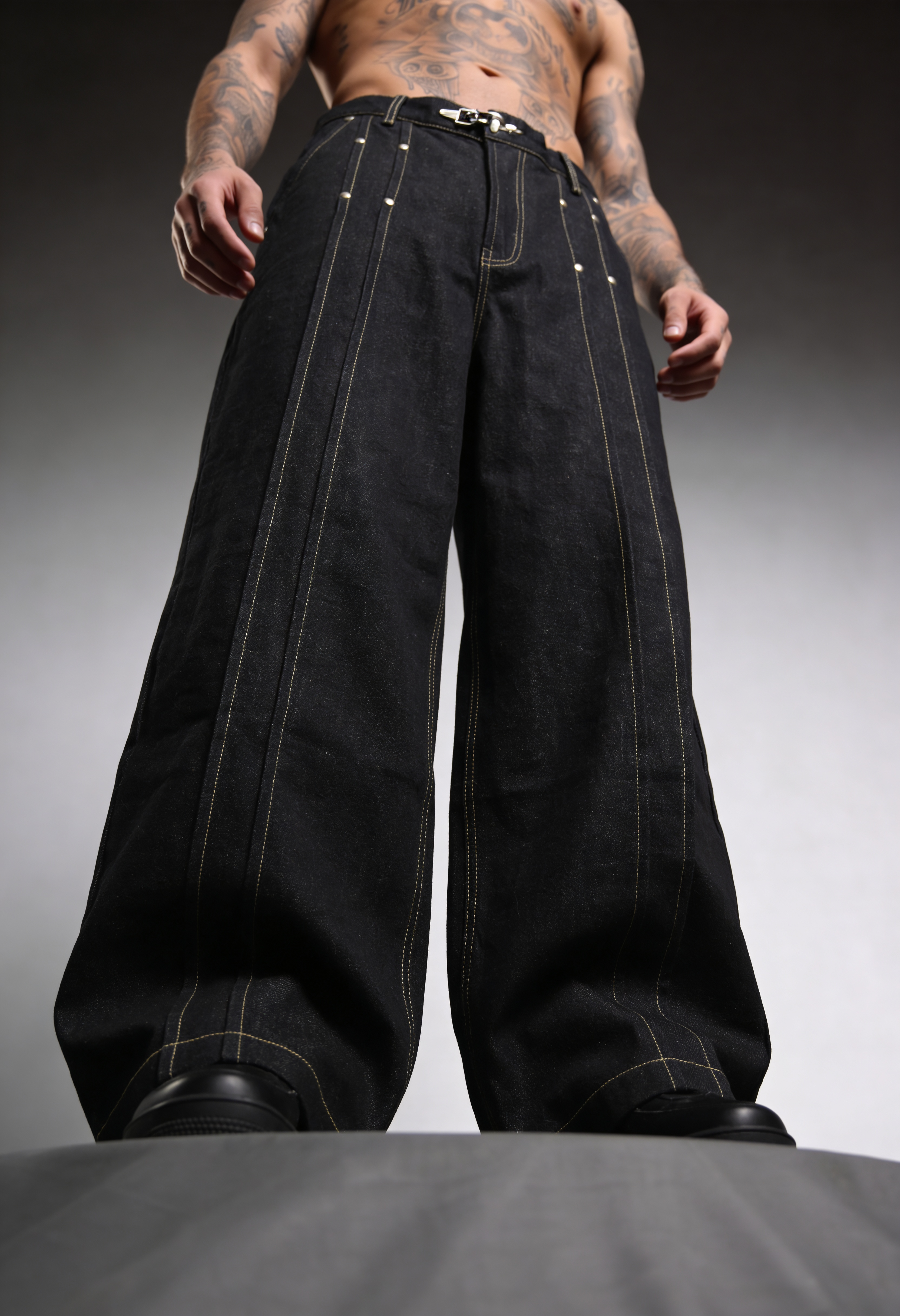 OBSIDIAN BLACK RAW DENIM-thumbmail-1