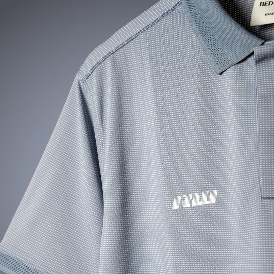 APEX POLO IN SLATE GREY