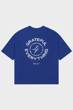 GRATEFUL BOX FIT TEE - BLUE
