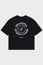 GRATEFUL BOX FIT TEE - BLACK