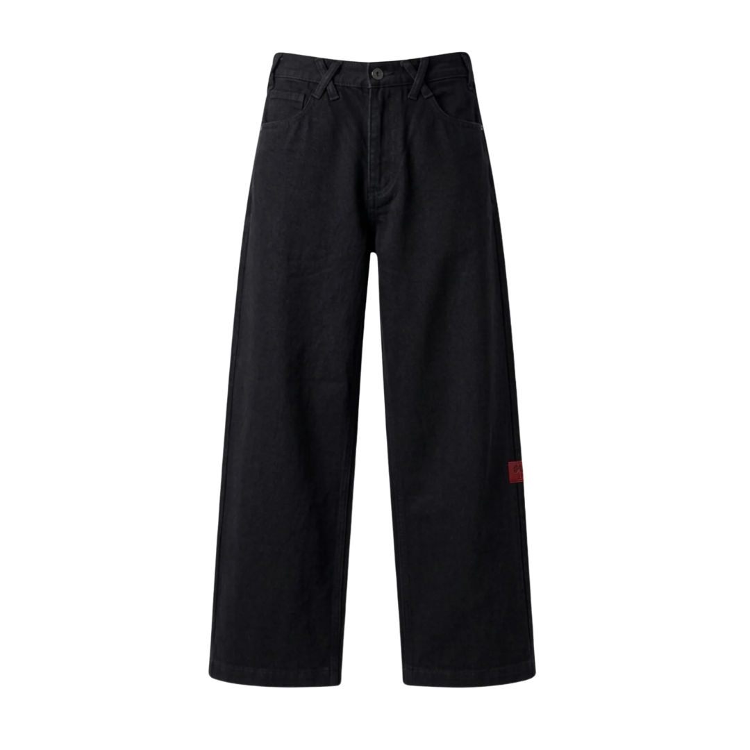 OFFDAY STRAIGHT WIDE LEG JEANS - BLACK