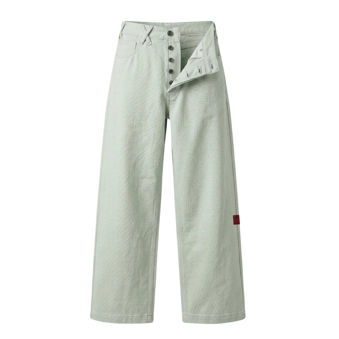 OFFDAY STRAIGHT WIDE LEG JEANS - MINT