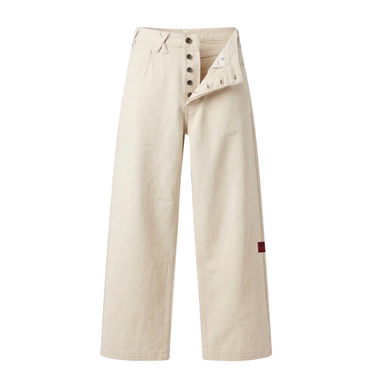 OFFDAY STRAIGHT WIDE LEG JEANS - CREAM