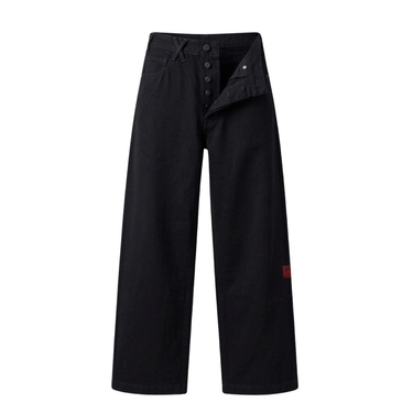 OFFDAY STRAIGHT WIDE LEG JEANS - BLACK