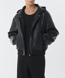 NOIR HOODED JACKET