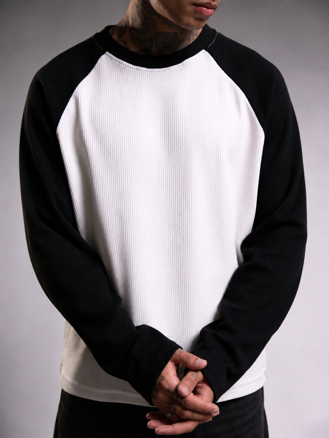 ESSENTIAL RAGLAN WAFFLE-thumbmail-4