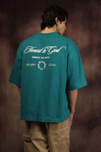 TEAL LUTYENS BOX FIT TEE