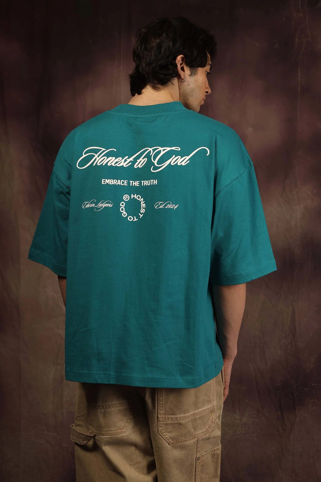 TEAL LUTYENS BOX FIT TEE