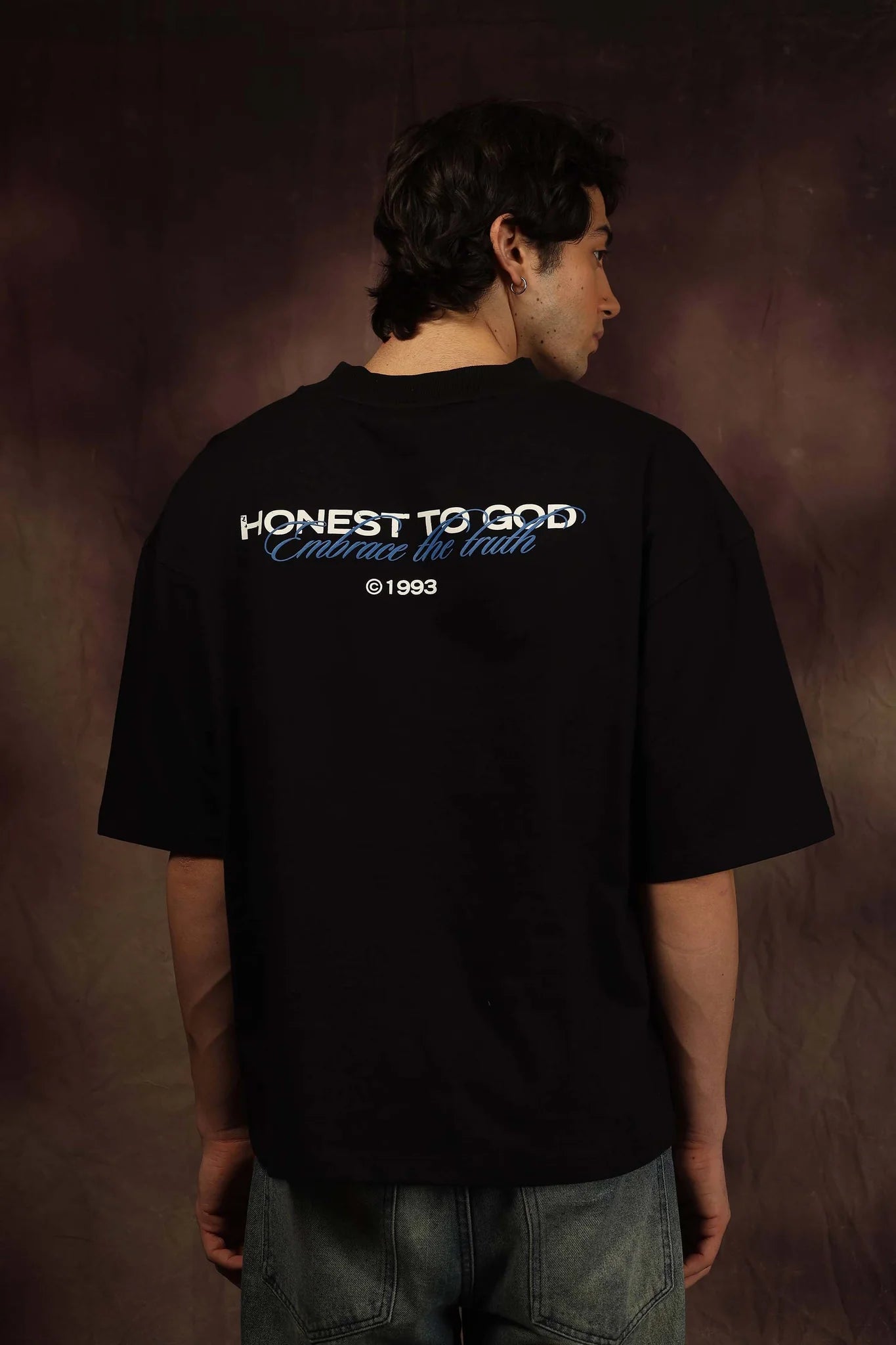 1993 EMBRACE BOX FIT TEE - BLACK