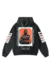 GOOSEBUMPS TRAVIS SCOTT OVERSIZED HOODIE - VINTAGE WASH