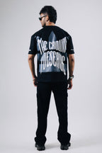 THE CROWN I DESERVE OVERSIZED BLACK TEE