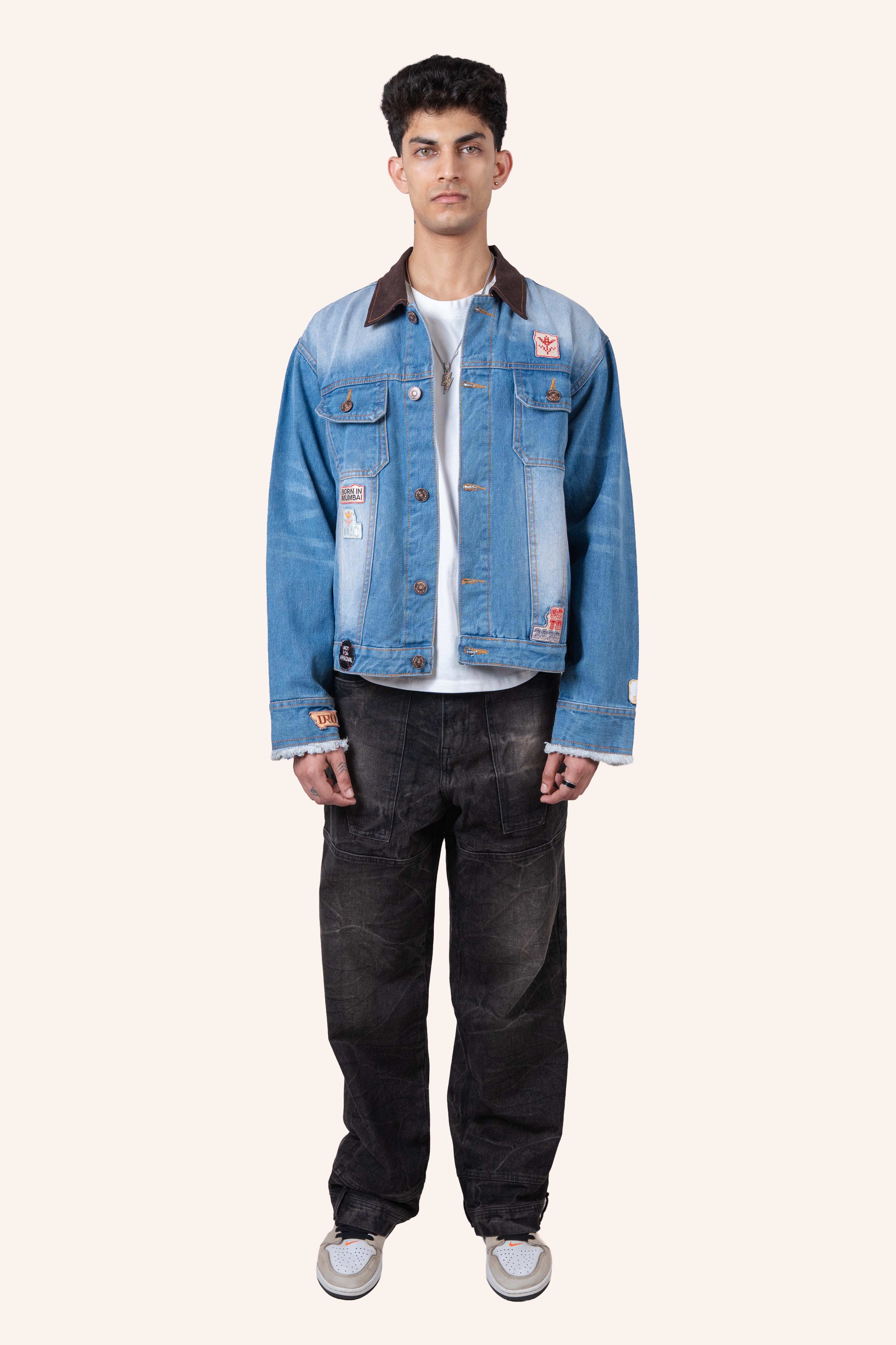 DRO BORN IN MUMBAI DENIM JACKET
