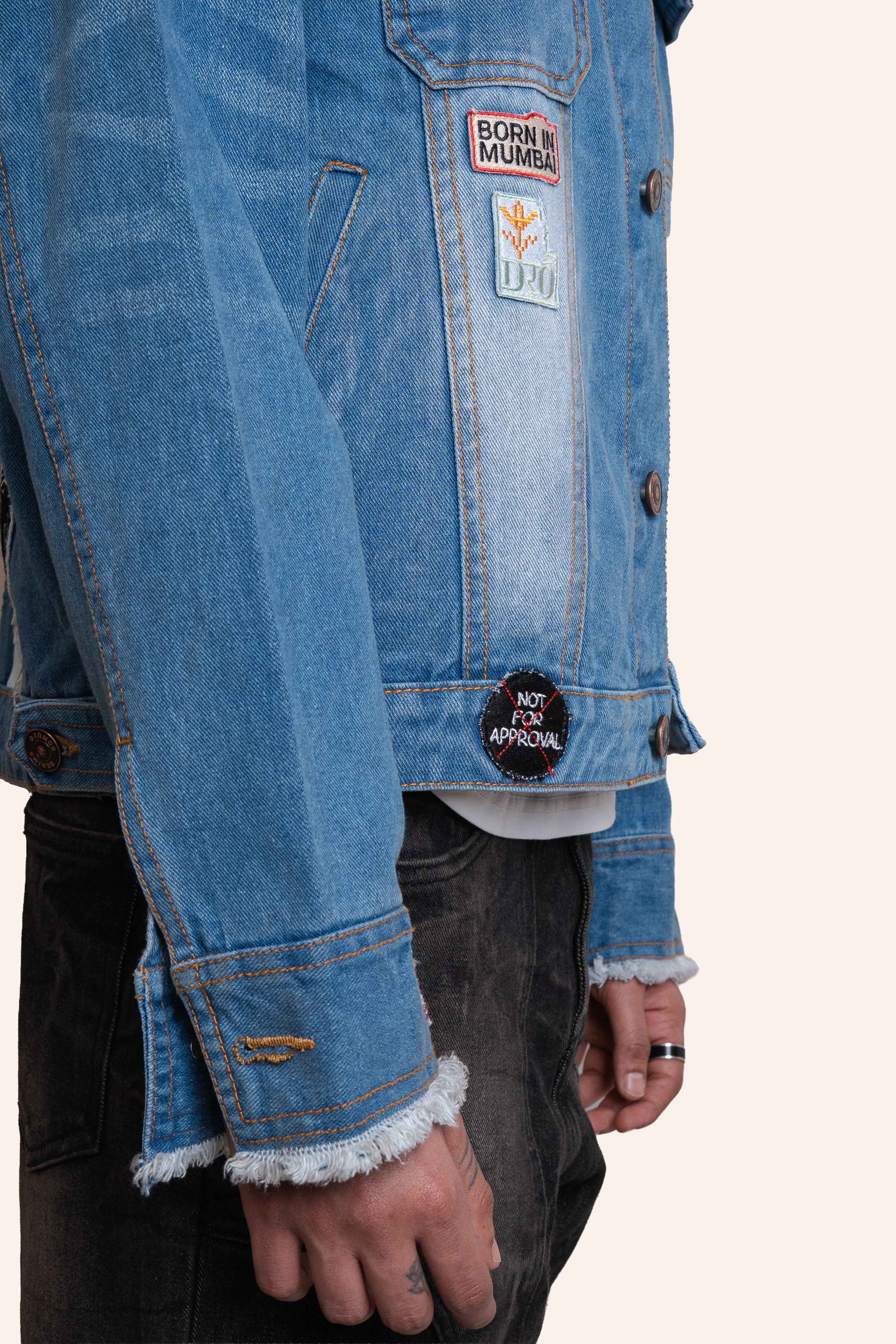 DRO BORN IN MUMBAI DENIM JACKET