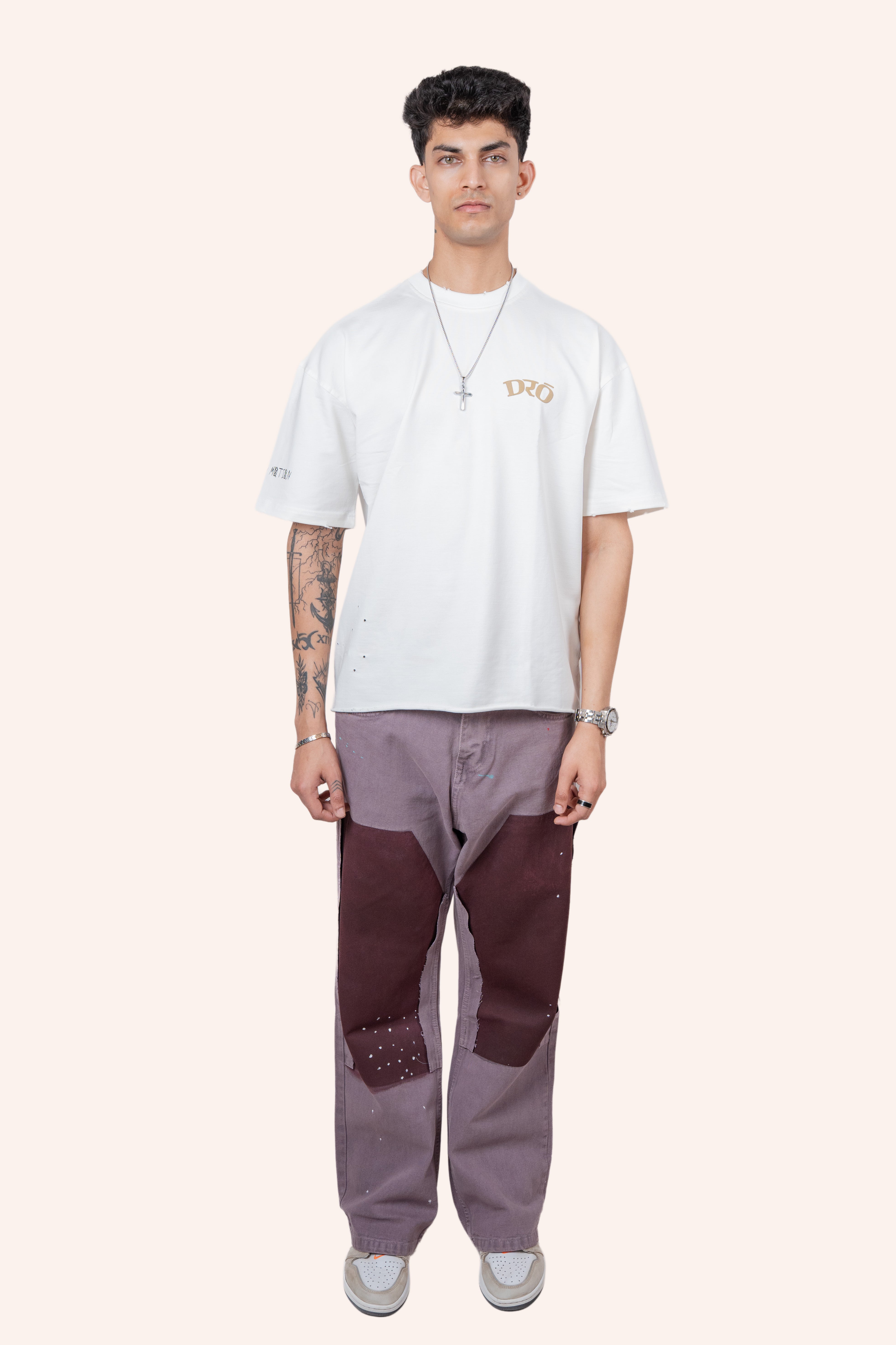 DRO BORROWED EXISTENCE TEE - WHITE