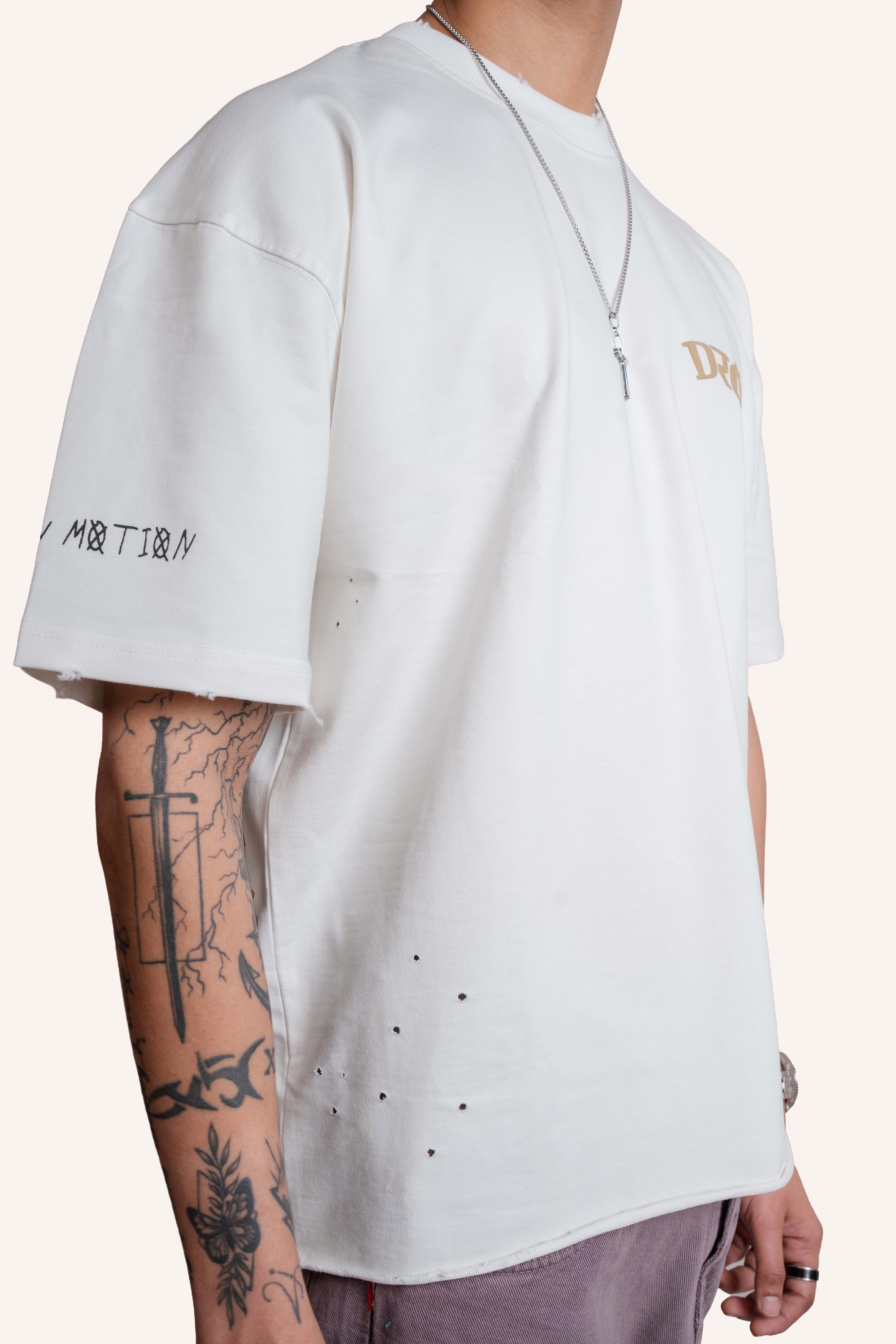 DRO BORROWED EXISTENCE TEE - WHITE