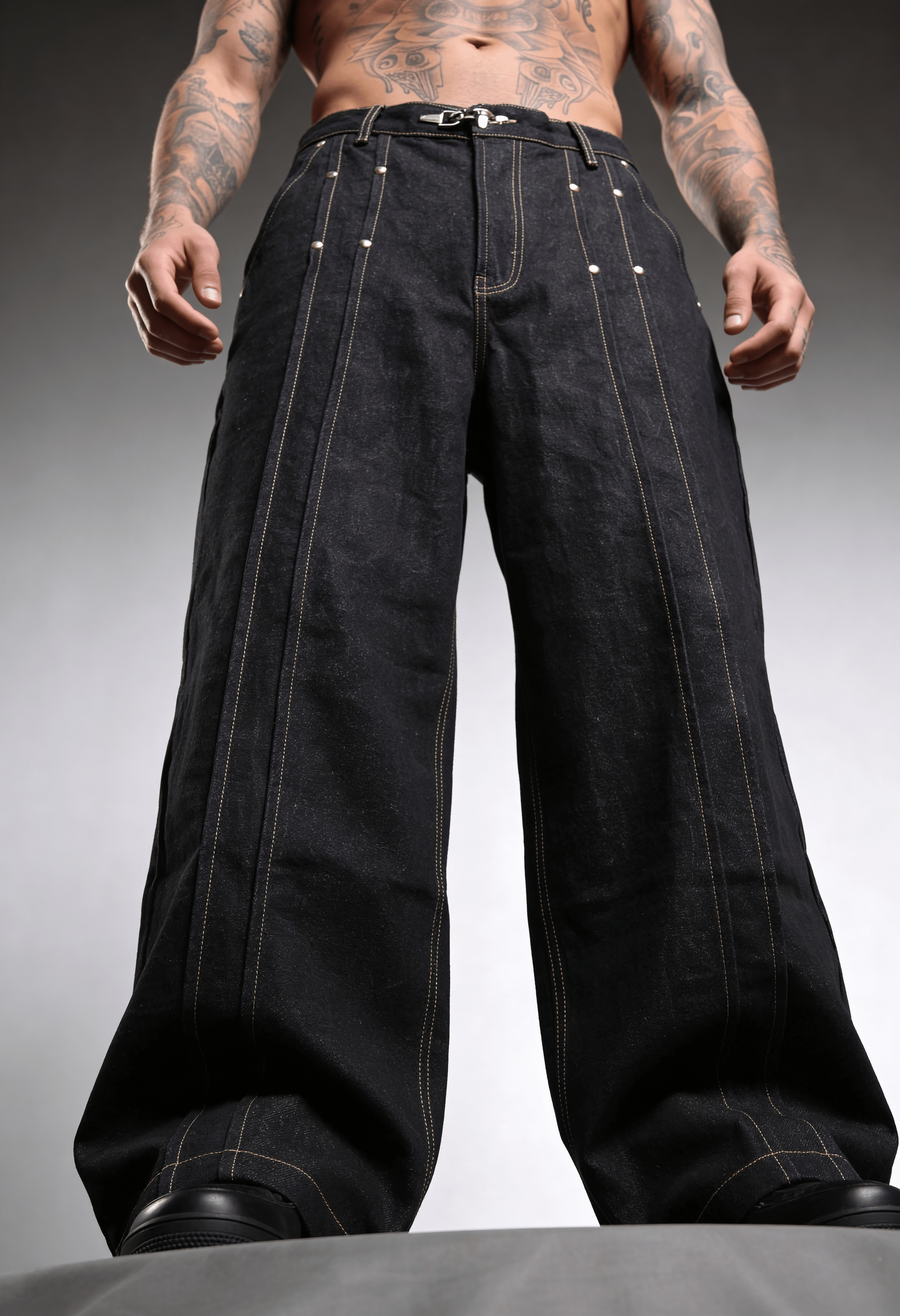 OBSIDIAN BLACK RAW DENIM-thumbmail-4