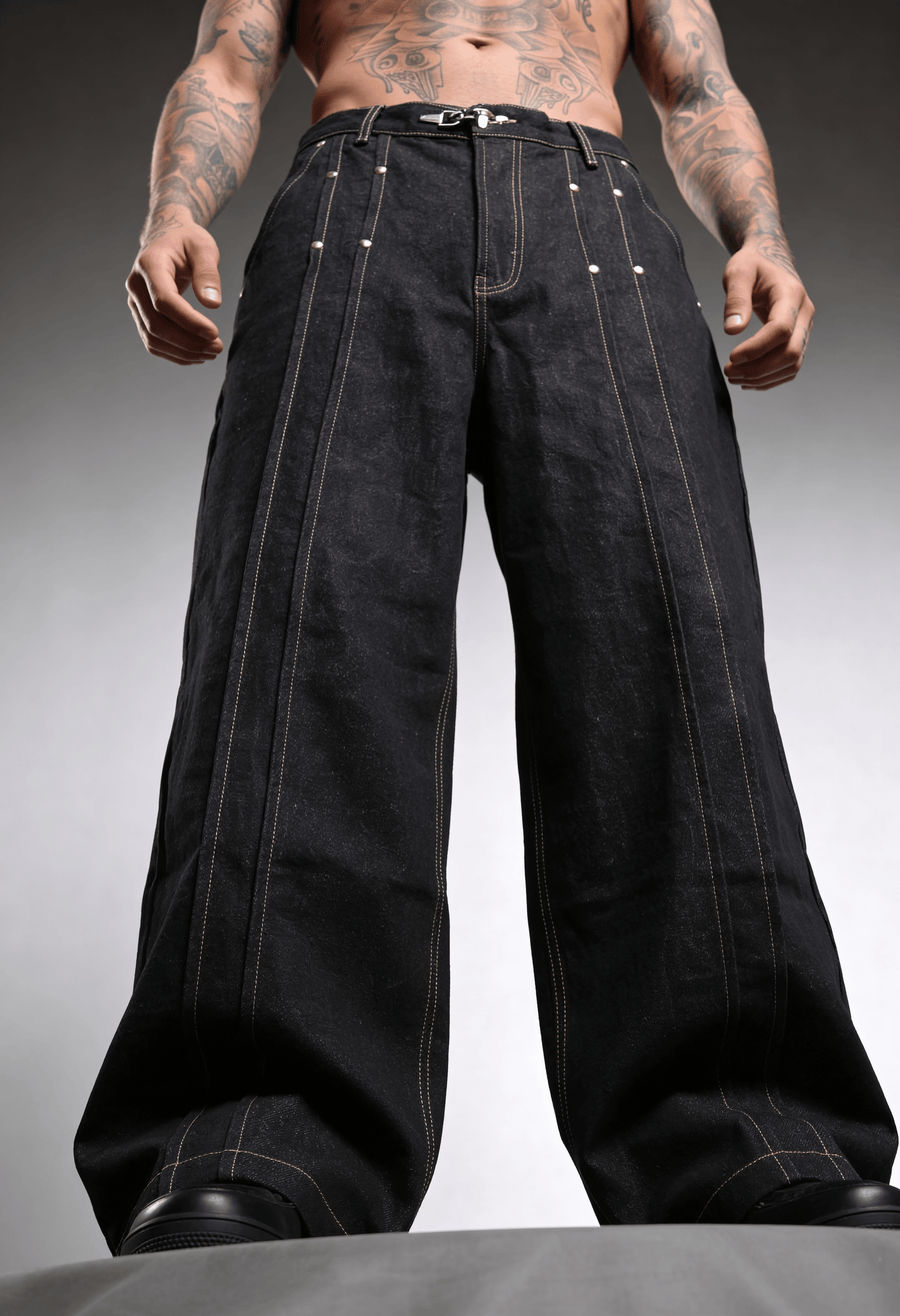 OBSIDIAN BLACK RAW DENIM