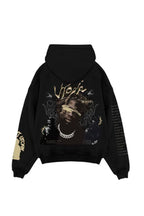 UTOPIA DESIGNED HOODIE - BLACK