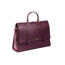 THE CONVERTIBLE WORK BAG : HANDBAG, BACKPACK TO SHOULDER TOTE - BURGUNDY BELLE STROKES GALLERY