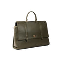 THE CONVERTIBLE WORK BAG : HANDBAG, BACKPACK TO SHOULDER TOTE - OLIVE OPULENCE STROKES GALLERY