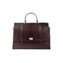 THE CONVERTIBLE WORK BAG : HANDBAG, BACKPACK TO SHOULDER TOTE - MAHOGANY MYSTIQUE STROKES GALLERY