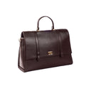 THE CONVERTIBLE WORK BAG : HANDBAG, BACKPACK TO SHOULDER TOTE - MAHOGANY MYSTIQUE STROKES GALLERY