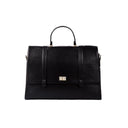 THE CONVERTIBLE WORK BAG : HANDBAG, BACKPACK TO SHOULDER TOTE - CHARCOAL CHIC STROKES GALLERY
