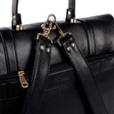 THE CONVERTIBLE WORK BAG : HANDBAG, BACKPACK TO SHOULDER TOTE - CHARCOAL CHIC STROKES GALLERY