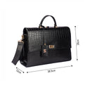 COMPACT CONVERTIBLE WORK BAG FOR 14" LAPTOPS - CHARCOAL CHIC STROKES GALLERY
