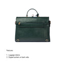 COMPACT CONVERTIBLE WORK BAG FOR 14" LAPTOPS - EMERALD ELEGANCE STROKES GALLERY