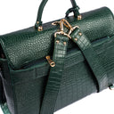 COMPACT CONVERTIBLE WORK BAG FOR 14" LAPTOPS - EMERALD ELEGANCE STROKES GALLERY