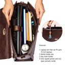 COMPACT CONVERTIBLE WORK BAG FOR 14" LAPTOPS - MAHOGANY MYSTIQUE STROKES GALLERY