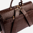 COMPACT CONVERTIBLE WORK BAG FOR 14" LAPTOPS - MAHOGANY MYSTIQUE STROKES GALLERY