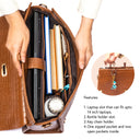 COMPACT CONVERTIBLE WORK BAG FOR 14" LAPTOPS - MOCHA ELEGANCE STROKES GALLERY