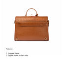 COMPACT CONVERTIBLE WORK BAG FOR 14" LAPTOPS - MOCHA ELEGANCE STROKES GALLERY