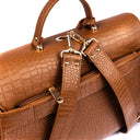 COMPACT CONVERTIBLE WORK BAG FOR 14" LAPTOPS - MOCHA ELEGANCE STROKES GALLERY