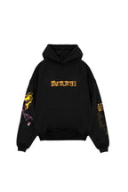 ASTRO WORLD DESIGNED OVERSIZED HOODIE - BLACK