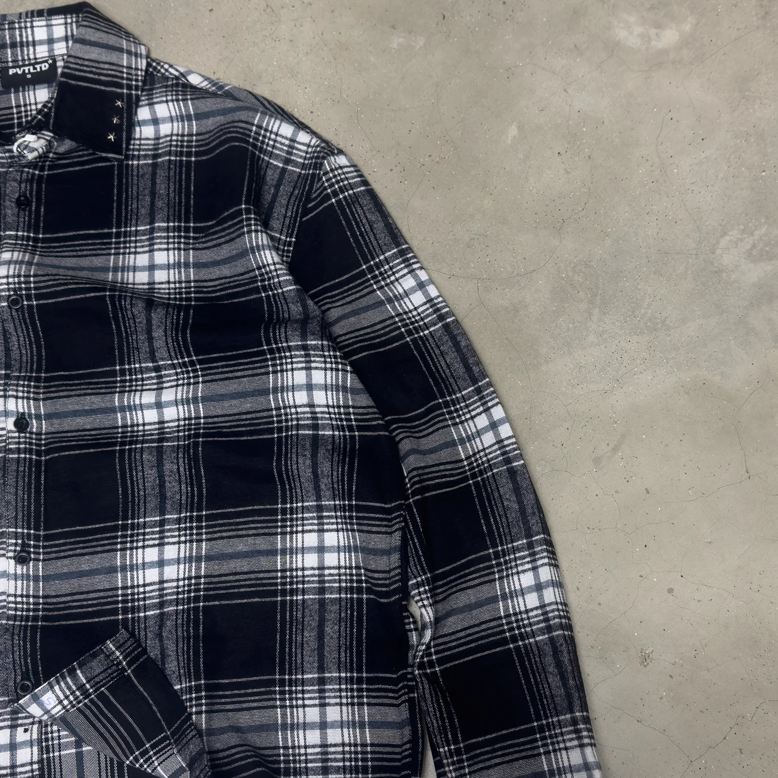 MIDNIGHT CHECKERED SHIRT