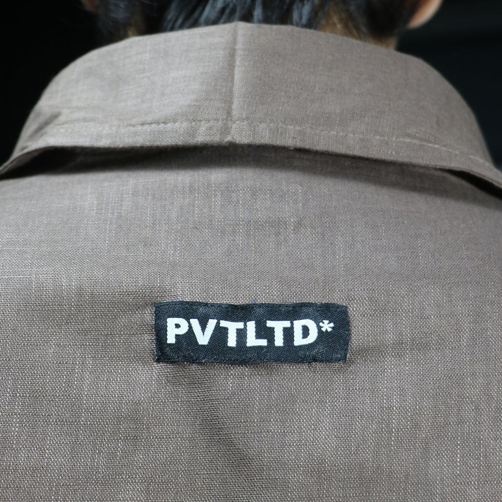 BROWN LINEN SHIRT