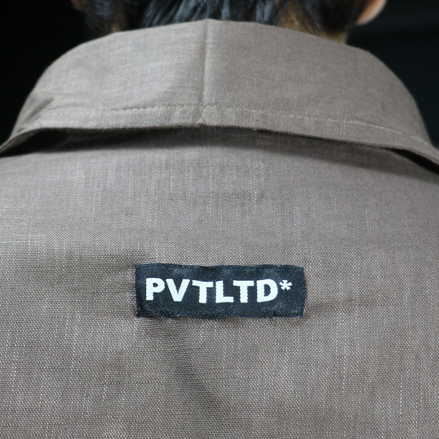 BROWN LINEN SHIRT