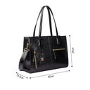 CHARCOAL CHIC AMIRA TOTE BAG FOR 16' LAPTOPS STROKES GALLERY