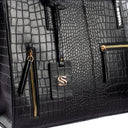 CHARCOAL CHIC AMIRA TOTE BAG FOR 16' LAPTOPS STROKES GALLERY